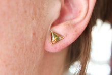 Load image into Gallery viewer, Cedar Studs (gold)