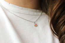 Load image into Gallery viewer, Sprinkle Teardrop Necklace (silver)