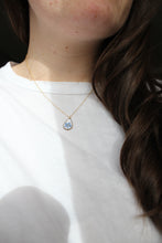 Load image into Gallery viewer, Forget Me Not Teardrop Necklace (gold)