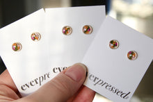 Load image into Gallery viewer, Multicoloured Queen Anne's Lace Studs (silver)