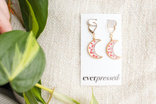 Load image into Gallery viewer, Katy Moon Earrings - Red
