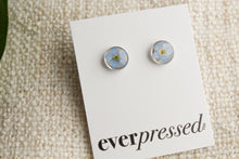 Load image into Gallery viewer, Blue Forget Me Not Studs - Silver
