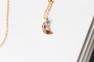 Mini Katy Necklace - Red