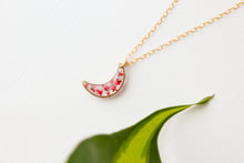 Load image into Gallery viewer, Katy Moon Necklace - Red
