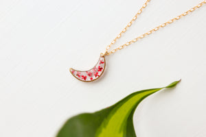 Katy Moon Necklace - Red