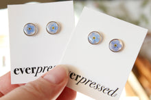 Load image into Gallery viewer, Forget Me Not Studs (gold/silver)
