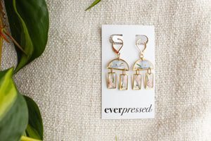 Forget Me Not Geometric Earrings