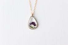 Load image into Gallery viewer, Purple Teardrop Necklace
