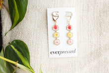 Load image into Gallery viewer, Flower Trio Earrings - Bright
