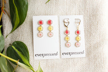 Load image into Gallery viewer, Flower Trio Earrings - Bright
