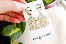 Load image into Gallery viewer, Forget Me Not Geometric Earrings
