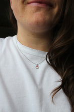 Load image into Gallery viewer, One Bloom Teardrop Necklace (silver)
