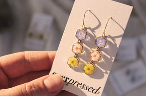 Flower Trio Earrings - Bestseller