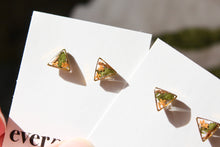 Load image into Gallery viewer, Cedar Studs (gold)
