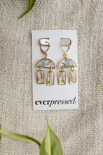 Load image into Gallery viewer, Forget Me Not Geometric Earrings
