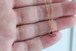 Mini Katy Necklace - Purple