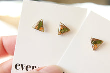 Load image into Gallery viewer, Cedar Studs (gold)
