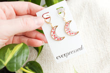 Load image into Gallery viewer, Katy Moon Earrings - Red
