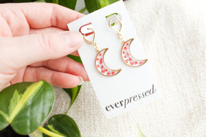 Katy Moon Earrings - Red