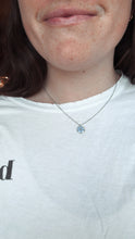 Load image into Gallery viewer, Flower Necklace (Forget Me Not Silver Necklace)
