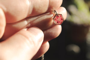 Queen Anne's Lace Hexagon Necklace